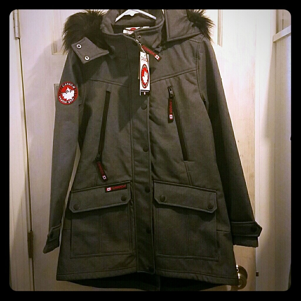Canada weather gear coat sz L